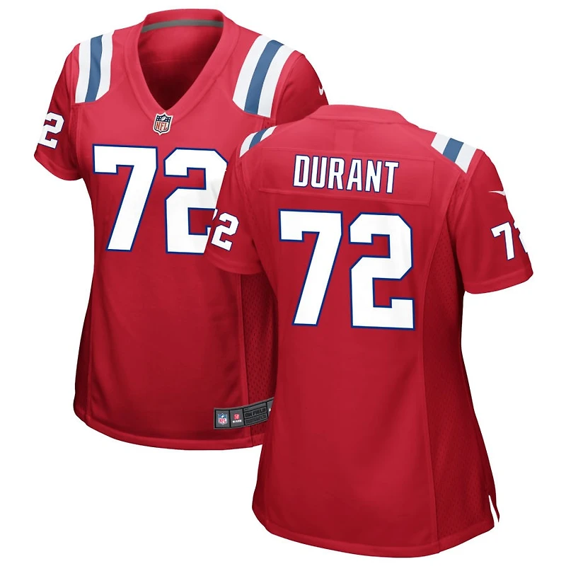 Yasir Durant Women's Nike Red New England Patriots Alternate Custom Jersey