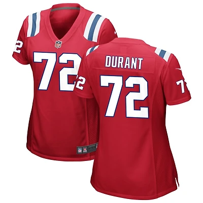 Yasir Durant Women's Nike Red New England Patriots Alternate Custom Jersey