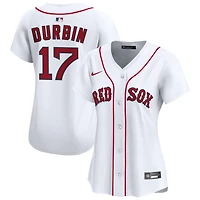 Caleb Durbin Women's Nike  White Boston Red Sox Home Limited Custom Jersey