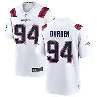 Cory Durden Men's Nike White New England Patriots Custom Game Jersey