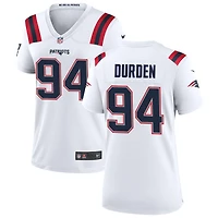 Cory Durden Women's Nike New England Patriots White Custom Game Jersey