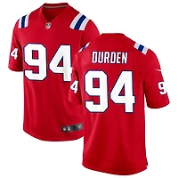 Cory Durden Men's Nike Red New England Patriots Alternate Custom Jersey