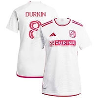 Chris Durkin Women's adidas  White St. Louis City SC 2024 The Confluence Kit Replica Custom Jersey