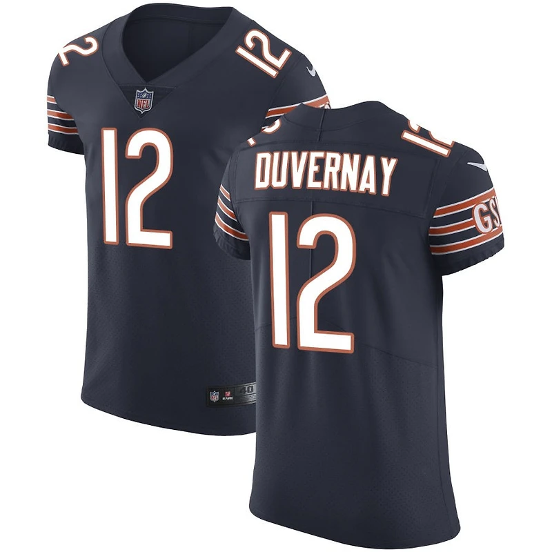Devin Duvernay Men's Nike Navy Chicago Bears Vapor Untouchable Custom Elite Jersey