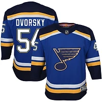 Dalibor Dvorsky Youth Blue St. Louis Blues Home Premier Custom Jersey