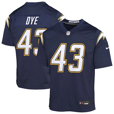 Troy Dye Youth Nike Navy Los Angeles Chargers Alternate Super Chargers Game Custom Jersey