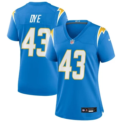 Troy Dye Women's Nike Powder Blue Los Angeles Chargers Custom Game Jersey