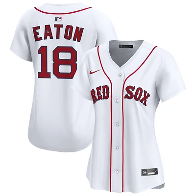 Nate Eaton Women's Nike White Boston Red Sox Home Limited Custom Jersey