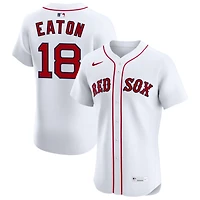 Nate Eaton Men's Nike White Boston Red Sox Home Elite Custom Jersey