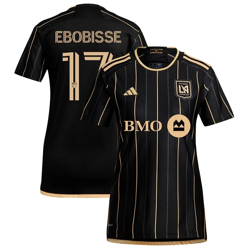 Jeremy Ebobisse Women's adidas Black LAFC 2024 Primary Replica Custom Jersey