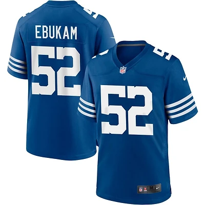 Samson Ebukam Men's Nike Royal Indianapolis Colts Alternate Custom Jersey