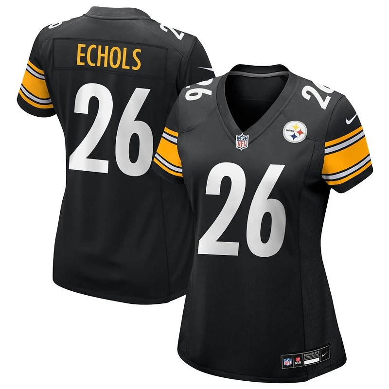 Brandin Echols Women's Nike Black Pittsburgh Steelers Custom Game Jersey