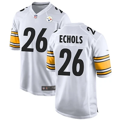 Brandin Echols Men's Nike White Pittsburgh Steelers Game Custom Jersey