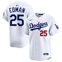 Tommy Edman Men's Nike White Los Angeles Dodgers Home Limited Custom Jersey