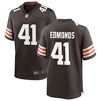 Christopher Edmonds Men's Nike Cleveland Browns Brown Custom Game Jersey
