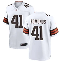 Christopher Edmonds Men's Nike White Cleveland Browns Custom Game Jersey