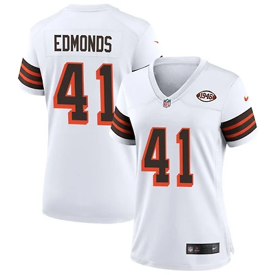 Christopher Edmonds Women's Nike White Cleveland Browns 1946 Collection Alternate Custom Jersey