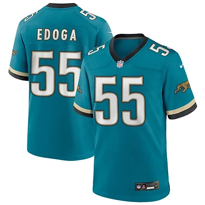 Chuma Edoga Men's Nike Teal Jacksonville Jaguars Prowler Throwback Custom Game Jersey