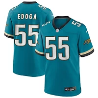 Chuma Edoga Men's Nike Teal Jacksonville Jaguars Prowler Throwback Custom Game Jersey