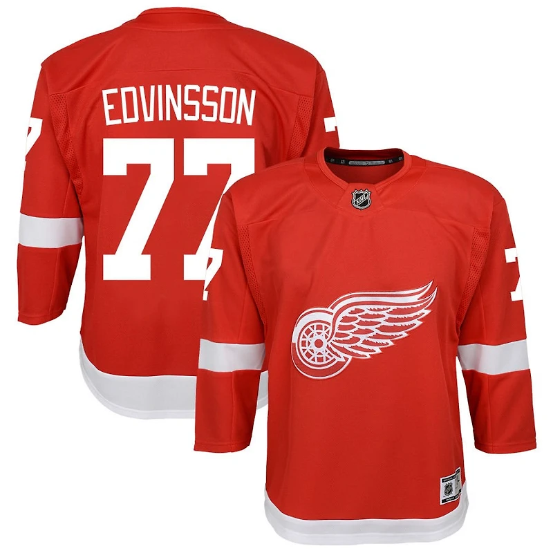 Simon Edvinsson Youth Red Detroit Red Wings Home Custom Premier Jersey