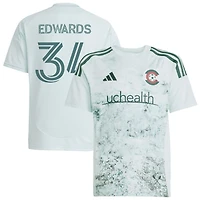 Michael Edwards Youth adidas  Green Colorado Rapids 2025 Headwaters Replica Custom Jersey