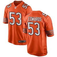 T.J. Edwards Men's Nike Orange Chicago Bears Alternate Custom Game Jersey