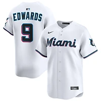 Xavier Edwards Youth Nike  White Miami Marlins Home Custom Limited Jersey