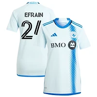 Efrain Morales Efrain Women's adidas  Light Blue CF Montreal 2024 La Main Replica Custom Jersey