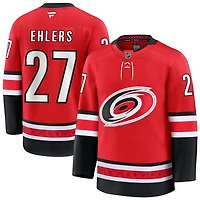 Nikolaj Ehlers Men's Fanatics Red Carolina Hurricanes Alternate Premium Custom Jersey