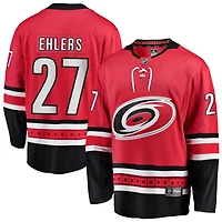 Nikolaj Ehlers Men's Fanatics Red Carolina Hurricanes Alternate Breakaway Custom Jersey