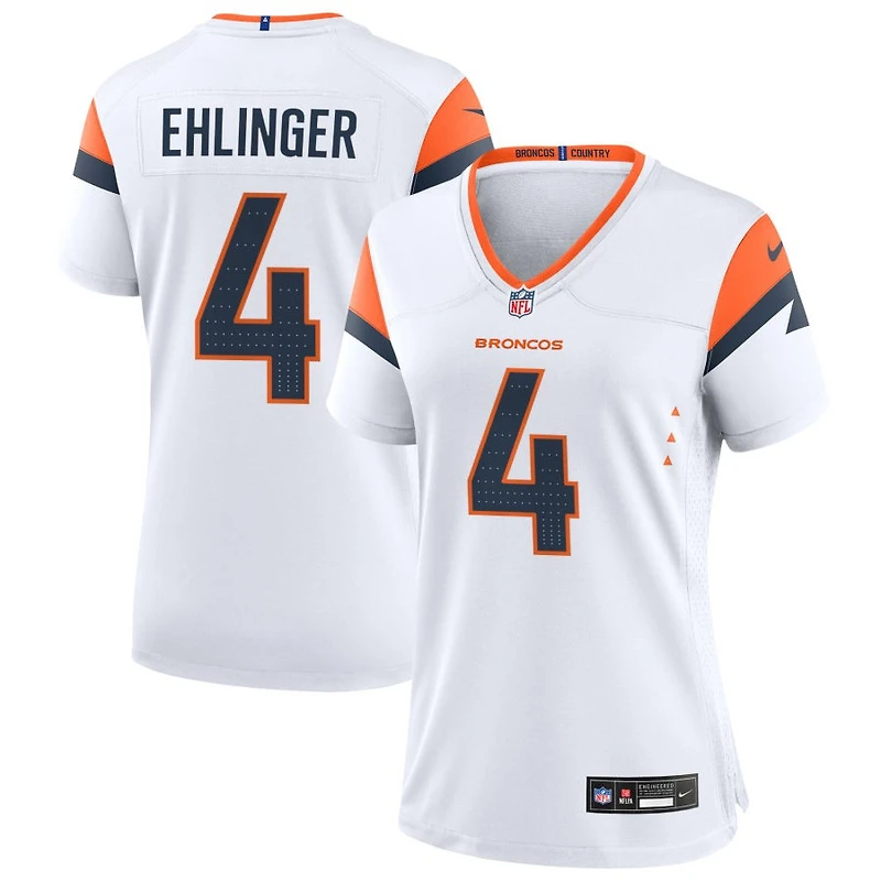 Sam Ehlinger Women's Nike  White Denver Broncos Mile High Collection Custom Game Jersey