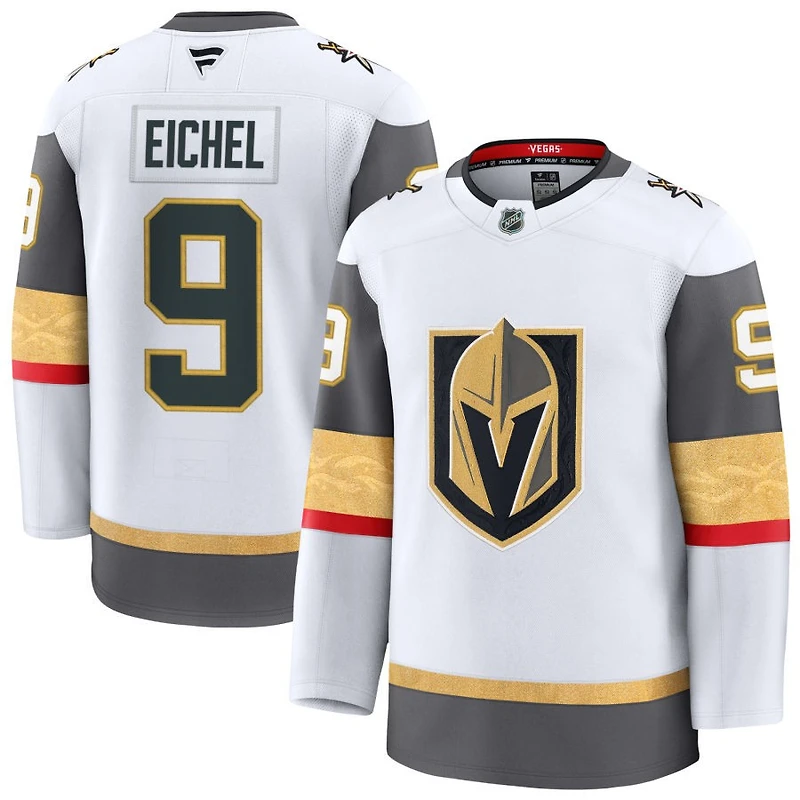 Jack Eichel Men's Fanatics White Vegas Golden Knights Away Premium Custom Jersey