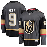 Jack Eichel Men's Fanatics Gray Vegas Golden Knights Alternate Breakaway Custom Jersey