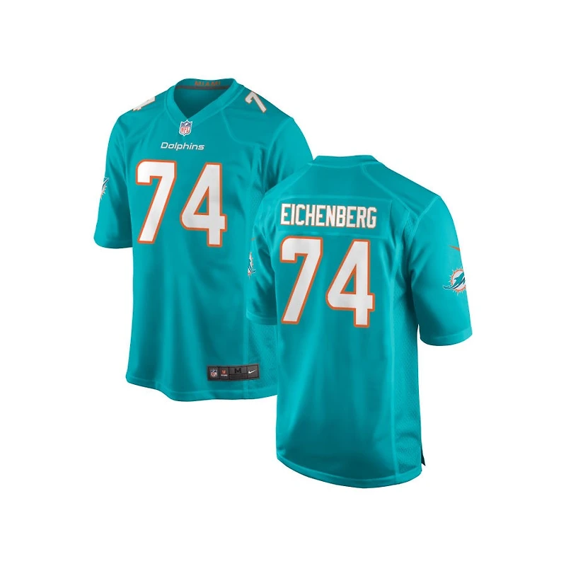Liam Eichenberg Youth Nike Aqua Miami Dolphins 2018 Custom Game Jersey