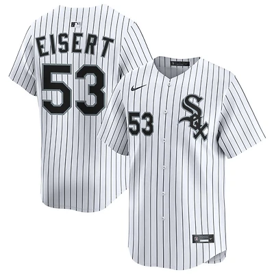 Brandon Eisert Men's Nike White Chicago White Sox Home Limited Custom Jersey