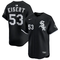 Brandon Eisert Men's Nike Black Chicago White Sox Alternate Limited Custom Jersey