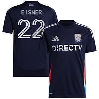 Wilson Eisner Men's adidas  Navy San Diego FC 2025 State of Flow Replica Custom Jersey
