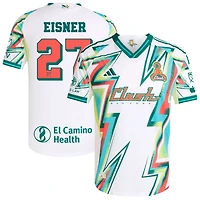 Wilson Eisner Men's adidas White San Jose Earthquakes 2025 Third Authentic Custom Jersey