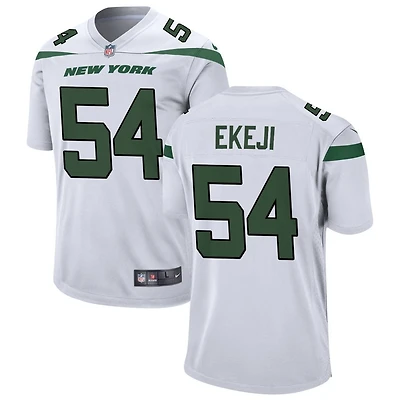 Paschal Ekeji Men's Nike White New York Jets Custom Game Jersey