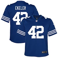 Wyett Ekeler Youth Nike Royal Indianapolis Colts Alternate Custom Game Jersey