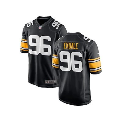 Daniel Ekuale Youth Nike Black Pittsburgh Steelers Alternate Custom Game Jersey