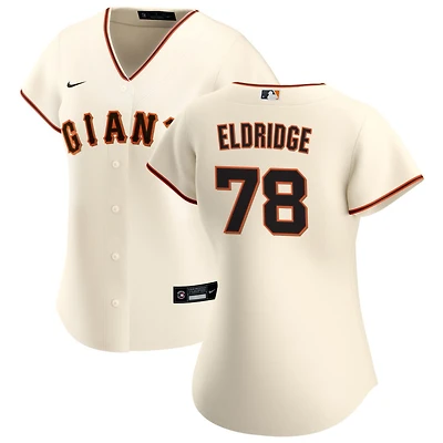 Bryce Eldridge Women's Nike Cream San Francisco Giants Home Replica Custom Jersey