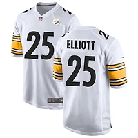 DeShon Elliott Men's Nike White Pittsburgh Steelers Game Custom Jersey