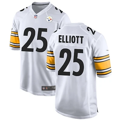DeShon Elliott Men's Nike White Pittsburgh Steelers Game Custom Jersey