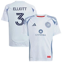 Jack Elliott Youth adidas  Light Blue Chicago Fire 2025 The Municipal Kit Replica Custom Jersey