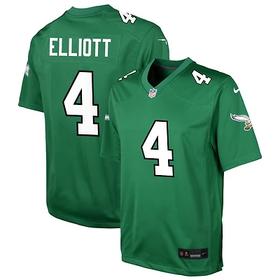 Jake Elliott Youth Nike Kelly Green Philadelphia Eagles Alternate Custom Game Jersey
