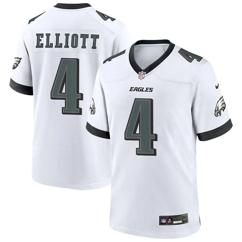 Jake Elliott Men's Nike White Philadelphia Eagles Custom Game Jersey