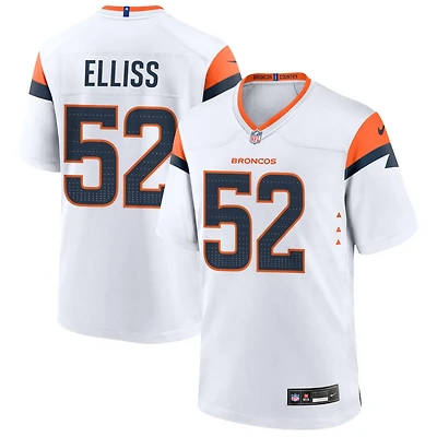 Jonah Elliss Men's Nike  White Denver Broncos Mile High Collection Custom Game Jersey