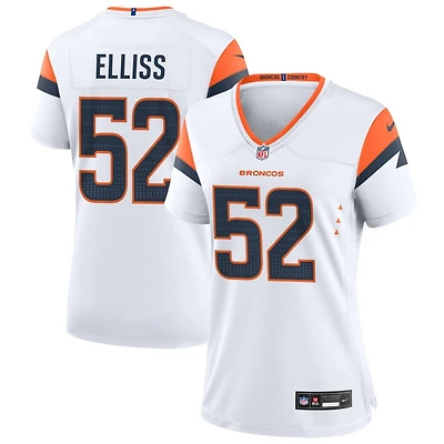 Jonah Elliss Women's Nike White Denver Broncos Mile High Collection Custom Game Jersey