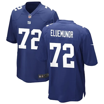 Jermaine Eluemunor Men's Nike Royal New York Giants Custom Game Jersey